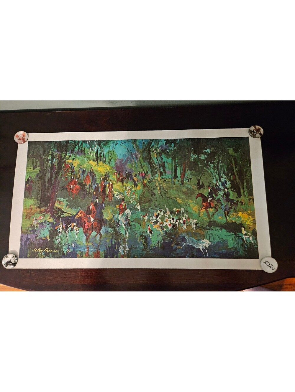 The Hunt of the Unicorn Painting by Leroy Neiman